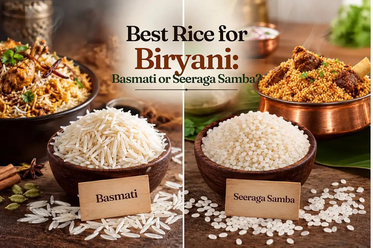 Best Rice for Biryani: Basmati or Seeraga Samba? How to Choose the Right Variety - SS Brand Rice