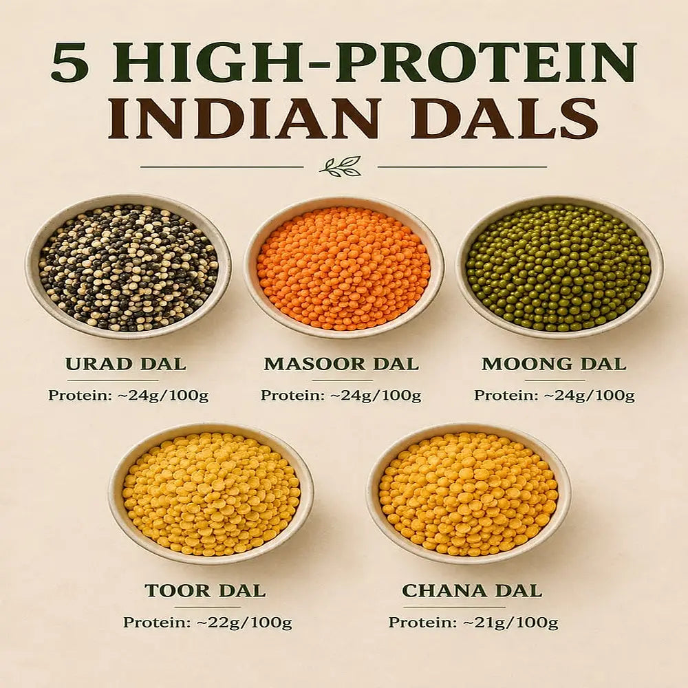 Protein in Dals: Which Dal Has the Most Protein?