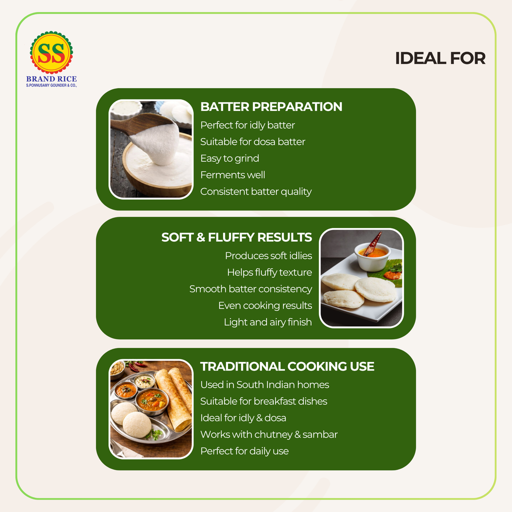 SS BRAND Idly Rice