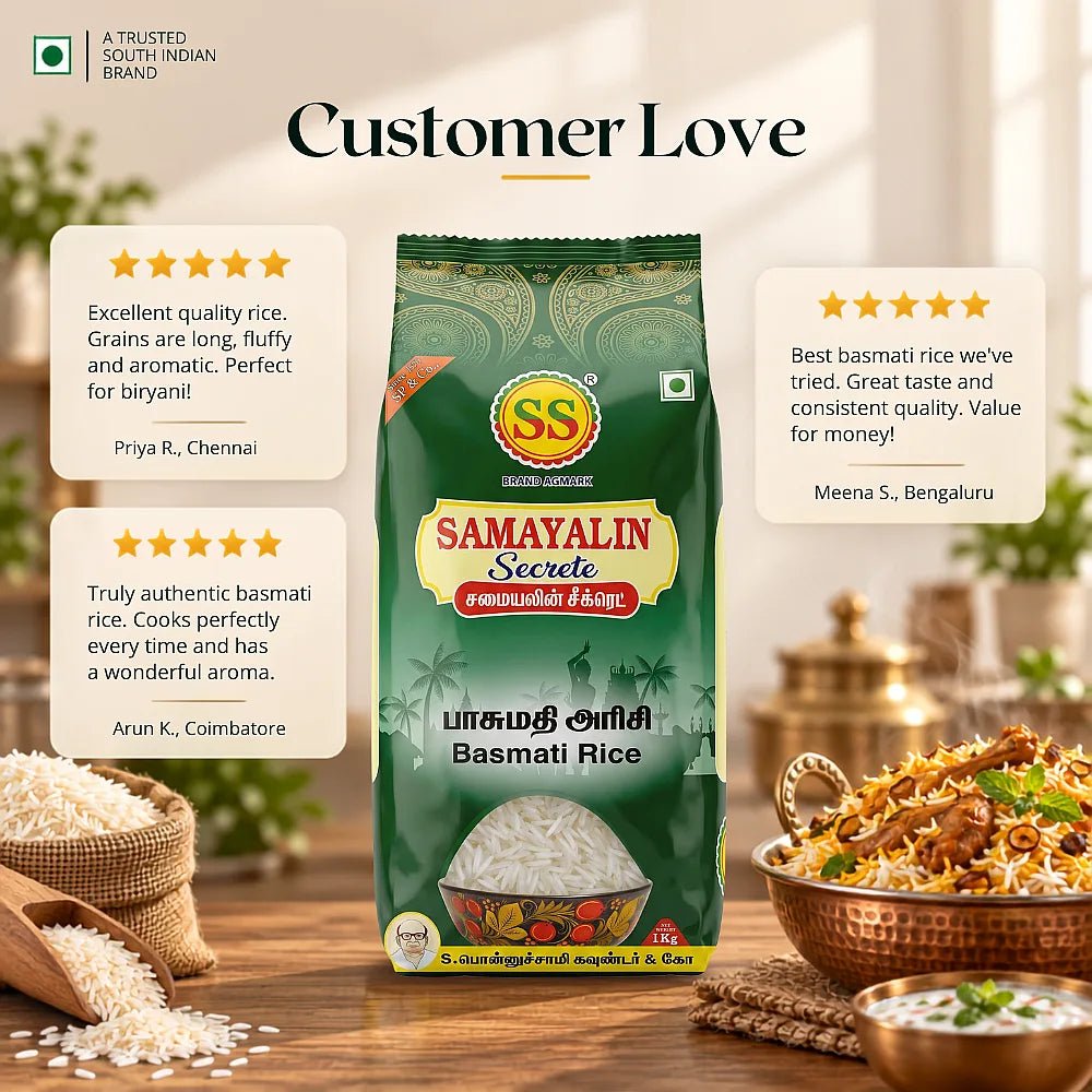 SS BRAND Basmati Rice - Biriyani Rice - SS Brand Rice