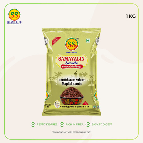 SS BRAND Bridegroom Rice / Mappillai Samba - Traditional Rices & Millets - SS Brand Rice