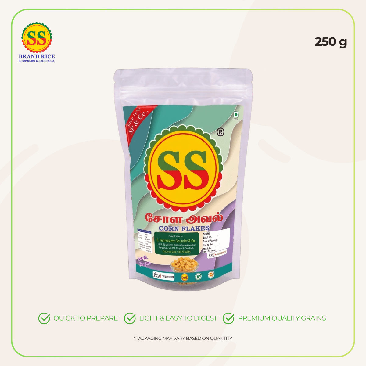 SS BRAND Corn Flakes - Millet Flakes - SS Brand Rice
