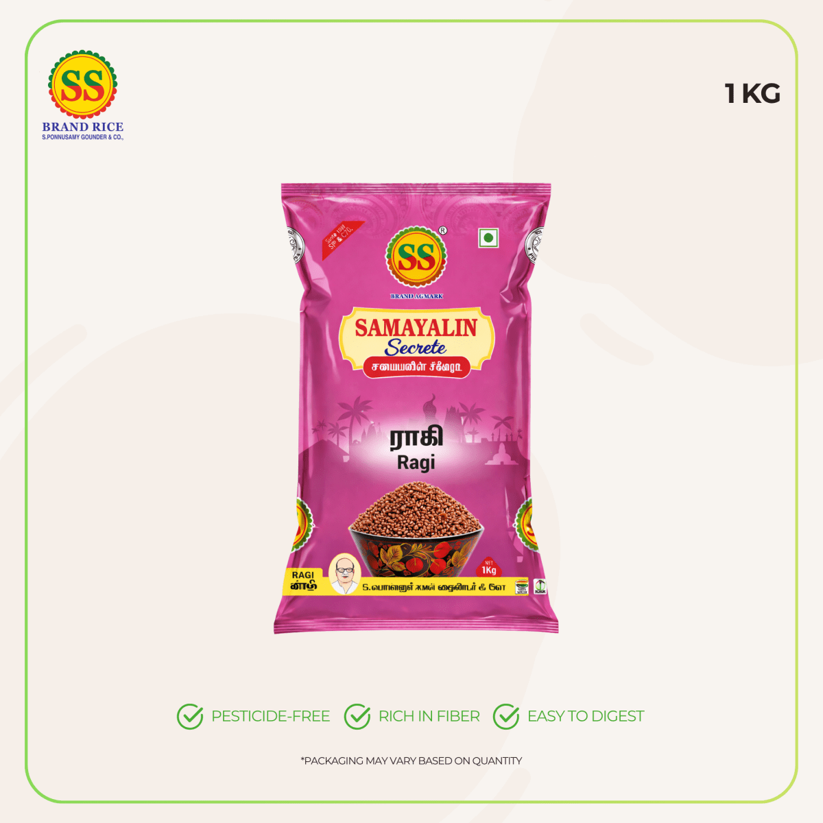 SS BRAND Finger Millet / Ragi - Traditional Rices & Millets - SS Brand Rice