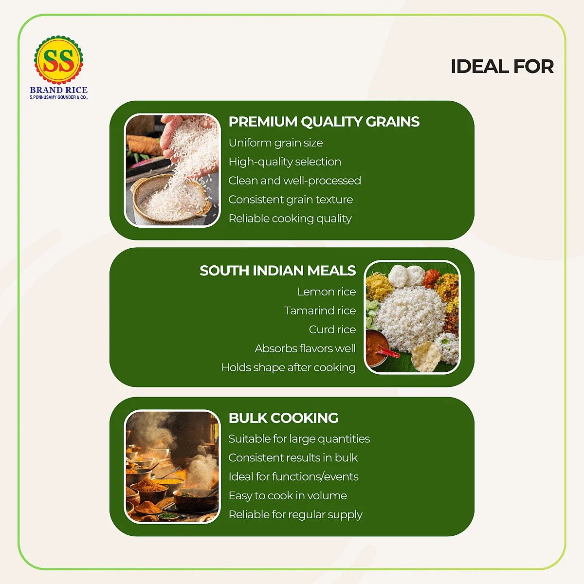 SS BRAND IR-20 Rice - Boiled Rice - SS Brand Rice