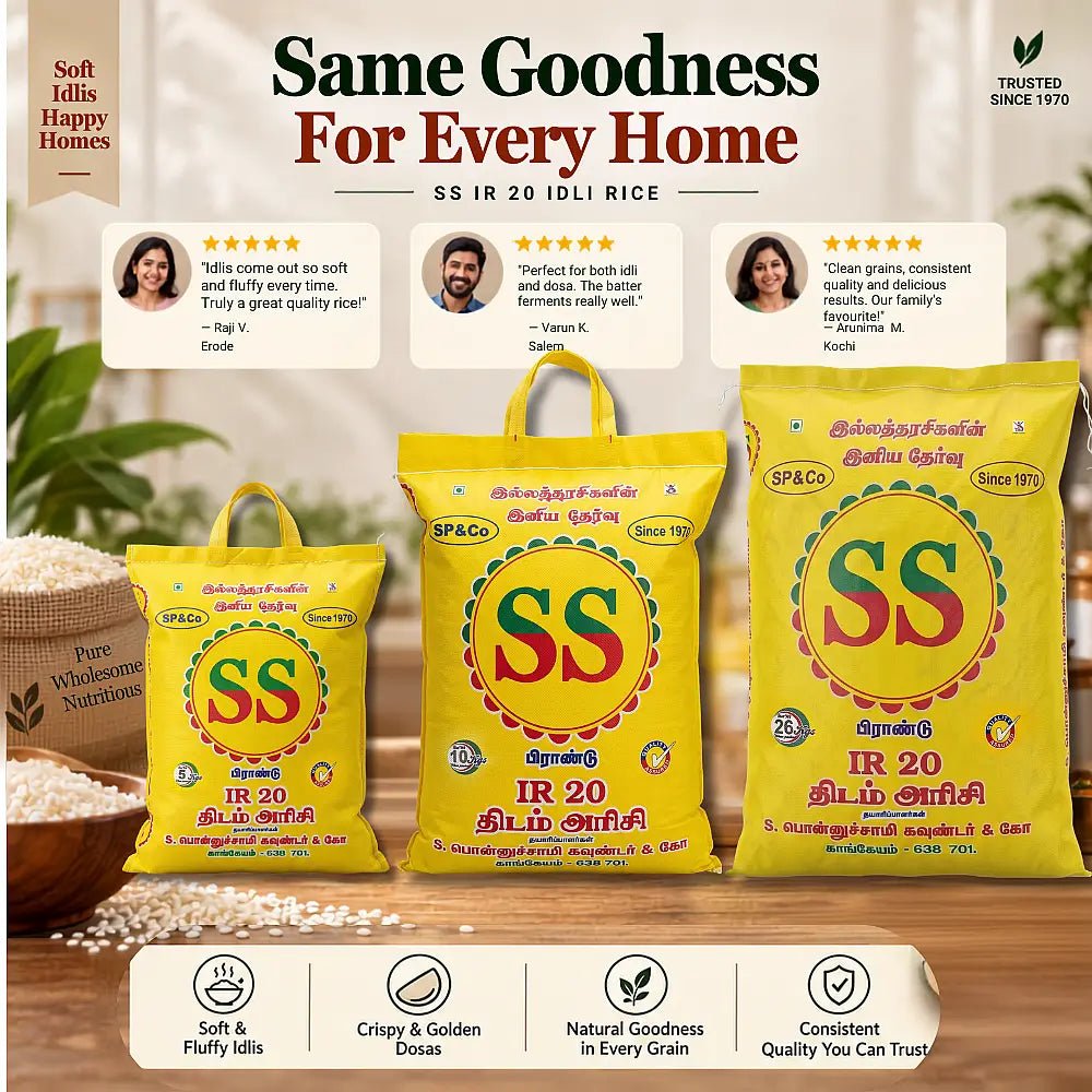 SS BRAND IR-20 Rice - Boiled Rice - SS Brand Rice