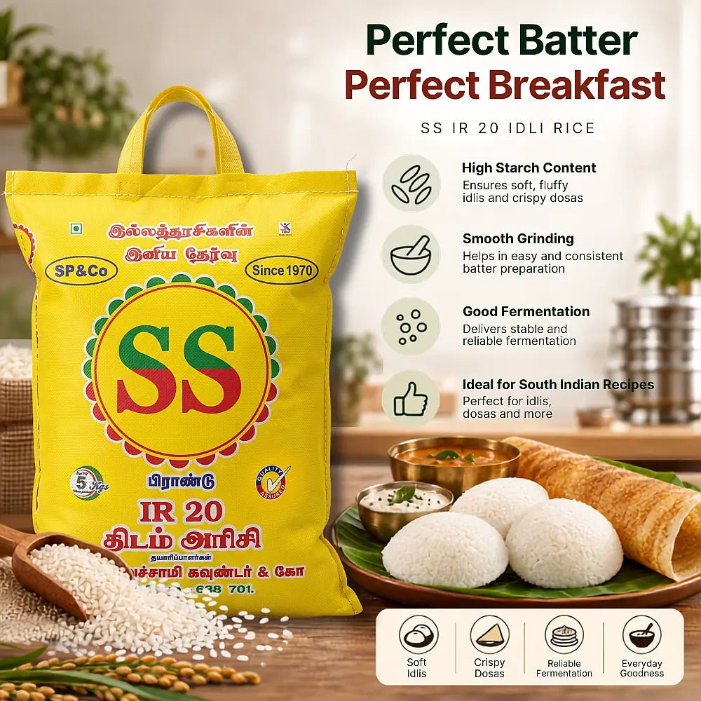 SS BRAND IR-20 Rice - Boiled Rice - SS Brand Rice