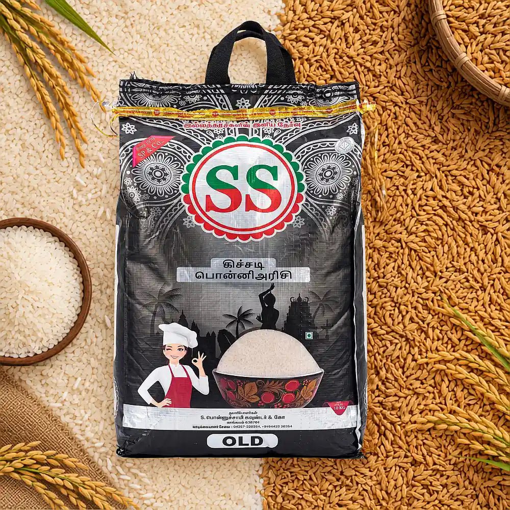 SS BRAND Kitchadi Ponni Rice - Boiled Rice - SS Brand Rice