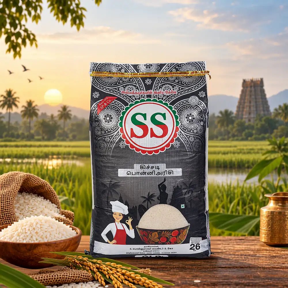 SS BRAND Kitchadi Ponni Rice - Boiled Rice - SS Brand Rice