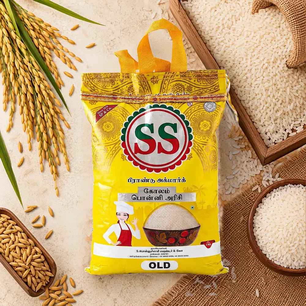SS BRAND Kolam Ponni Rice - Boiled Rice - SS Brand Rice