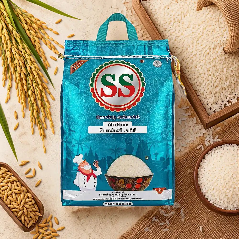 SS BRAND Premium Ponni Rice - Boiled Rice - SS Brand Rice