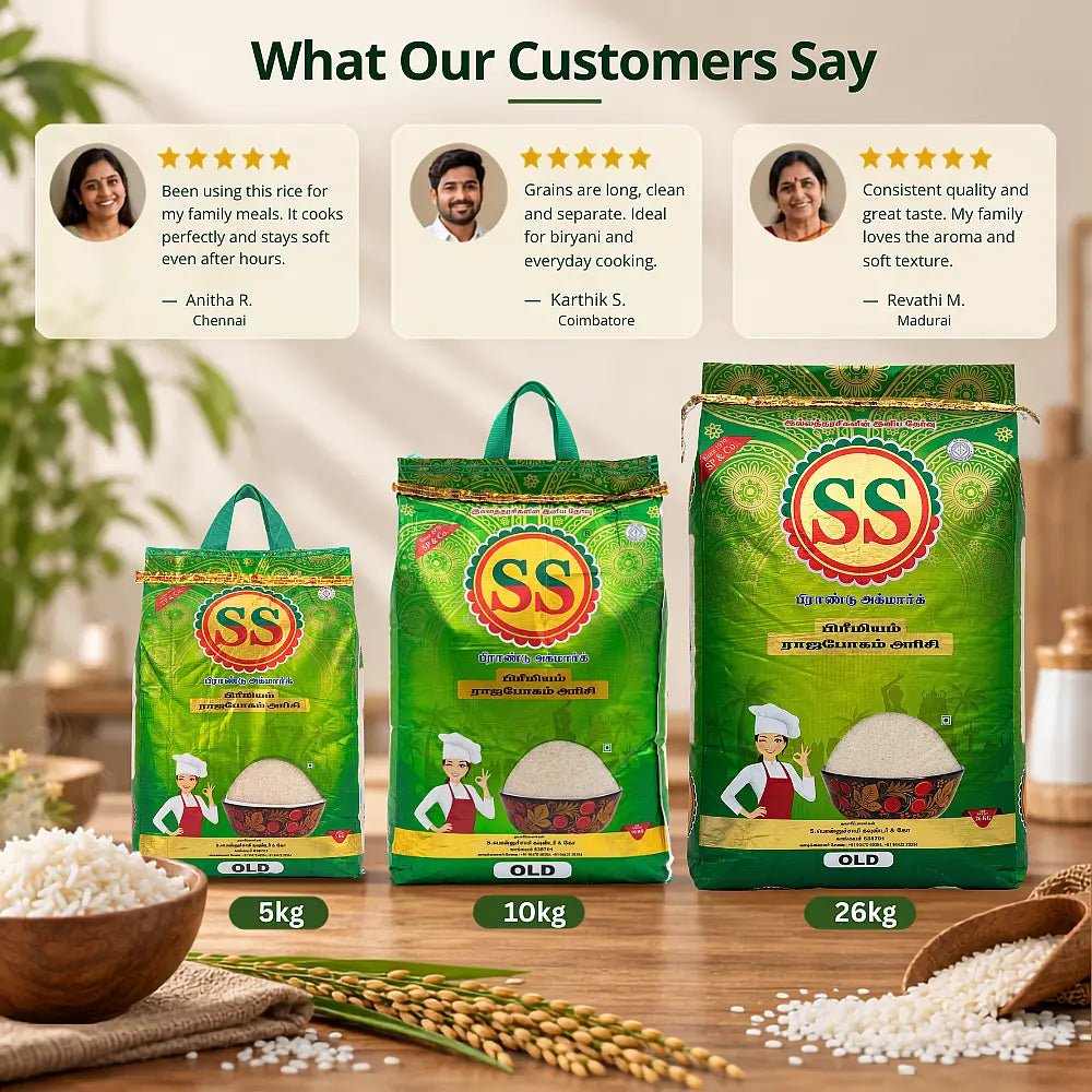 SS BRAND Rajabhogam Premium Rice - Boiled Rice - SS Brand Rice